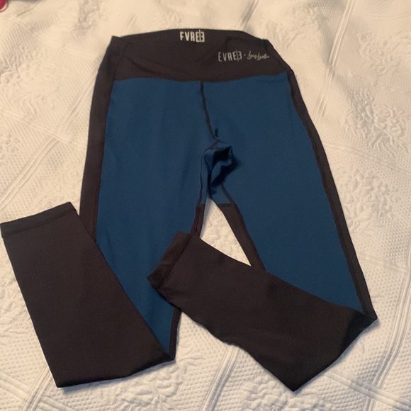 Evre/3 barbella matching black & deep teal outfit. - Picture 4 of 5